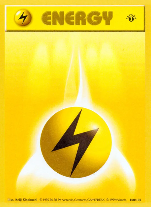 Lightning Energy Pokemon card