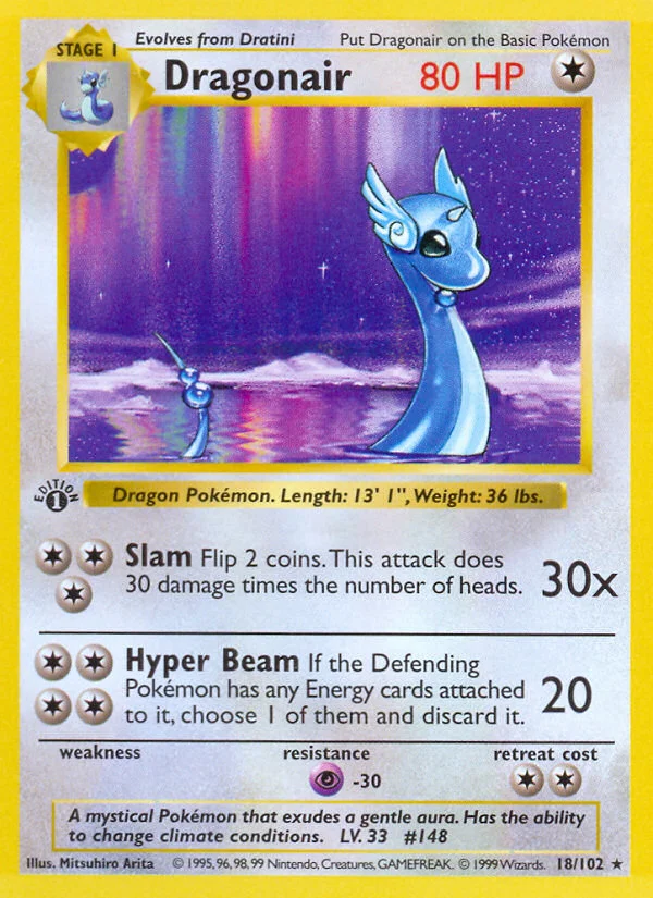 Dragonair Pokemon card