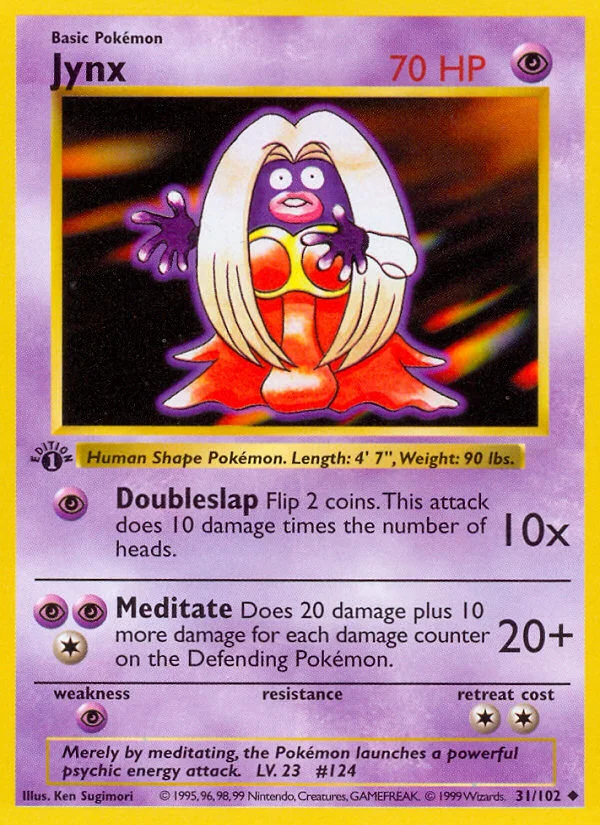 Jynx Pokemon card