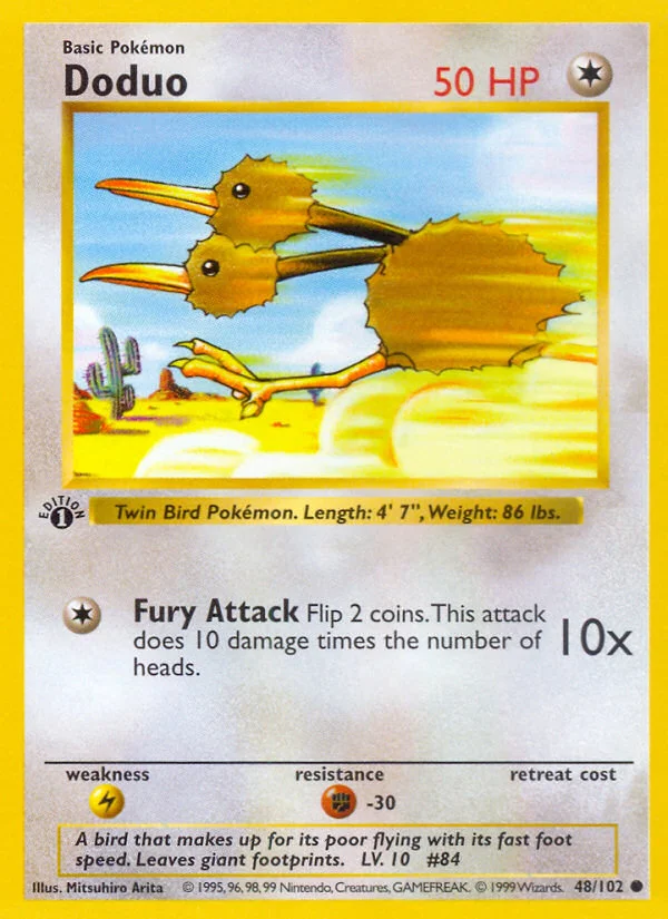 Doduo Pokemon card