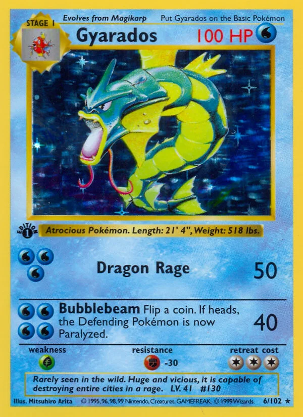 Gyarados Pokemon card