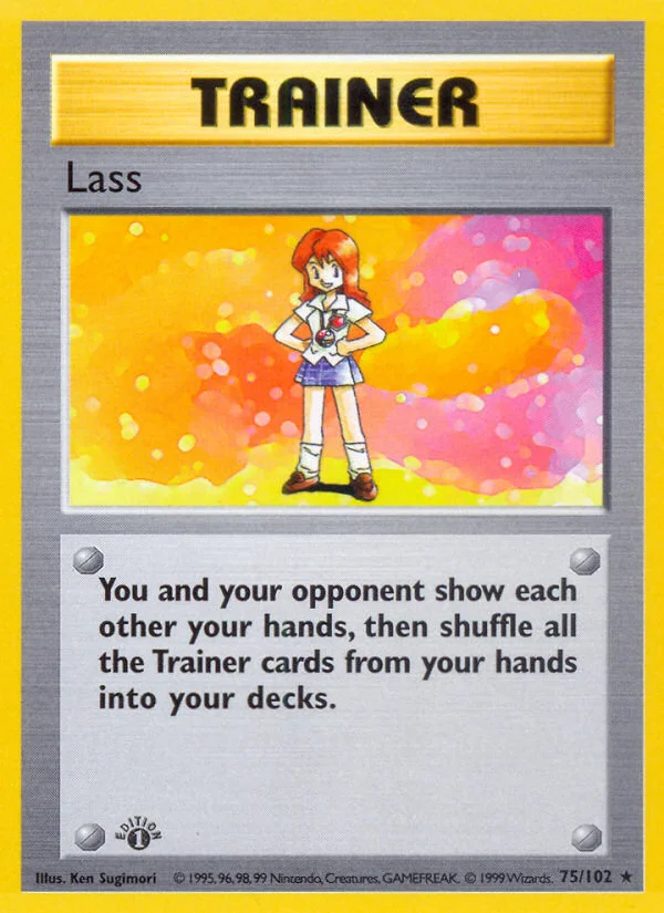 Lass Pokemon card