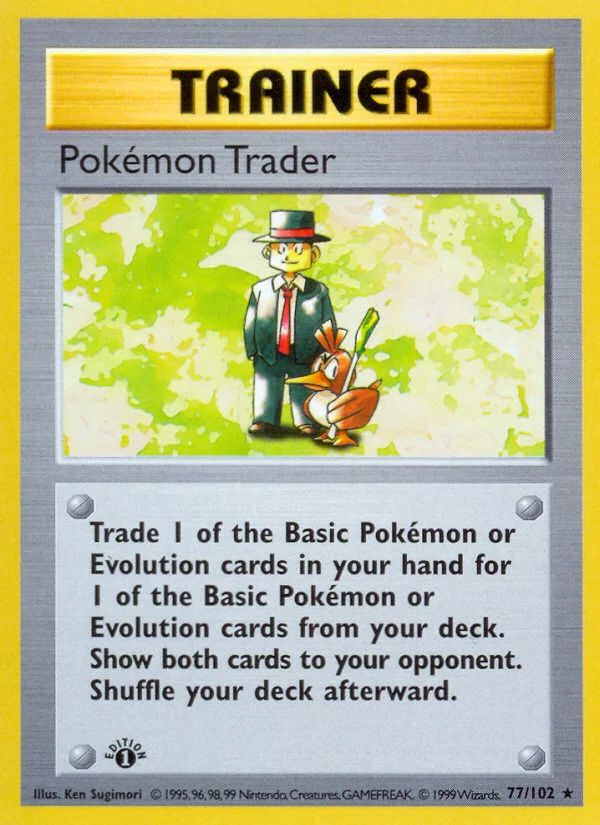 Pokémon Trader Pokemon card