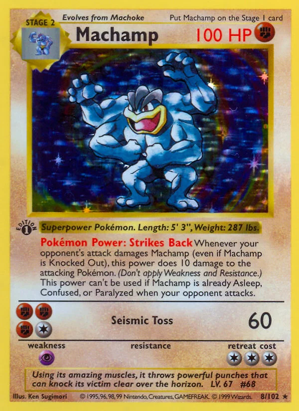 Machamp Pokemon card