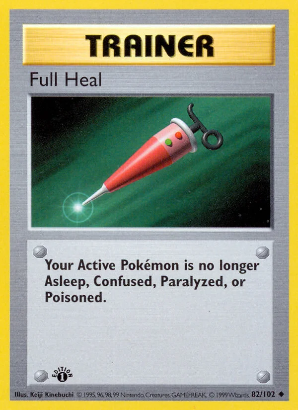 Full Heal Pokemon card
