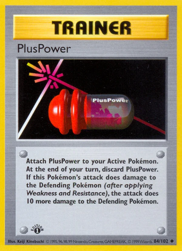 PlusPower Pokemon card