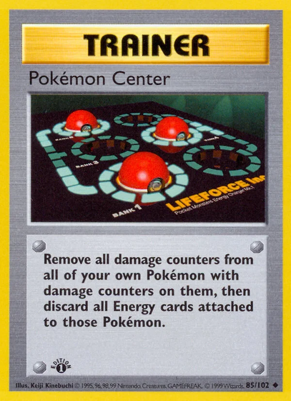 Pokémon Center Pokemon card