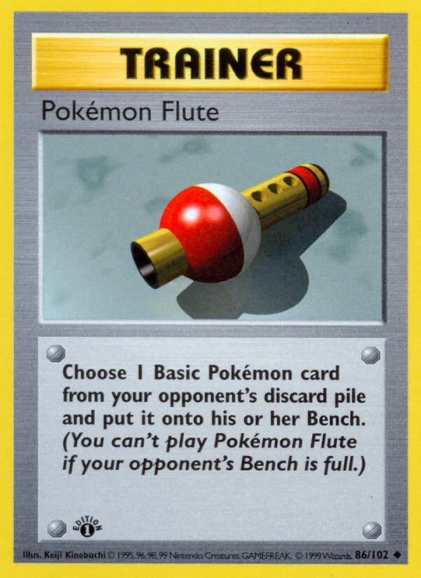 Pokémon Flute Pokemon card
