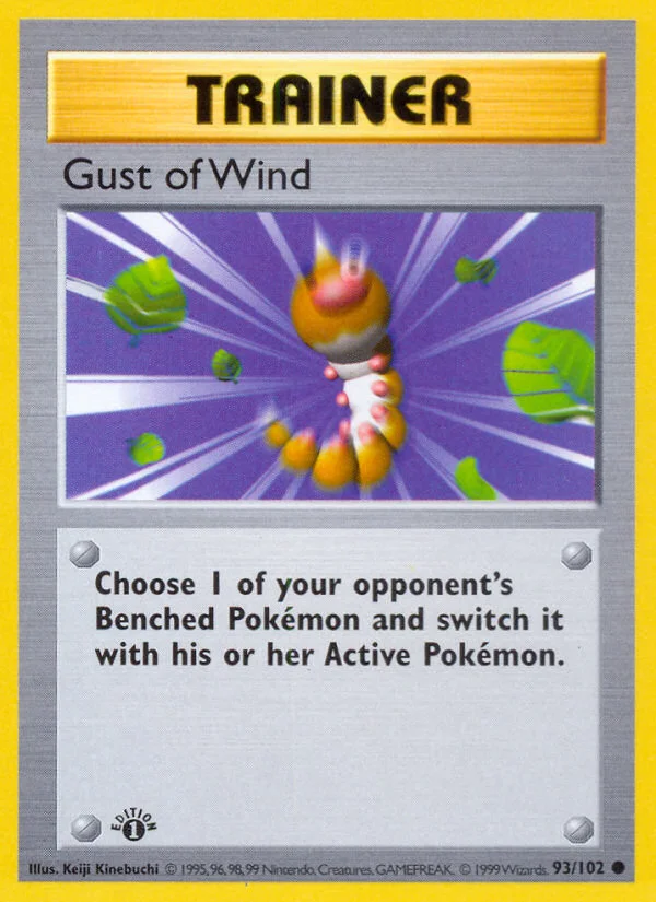 Gust of Wind Pokemon card
