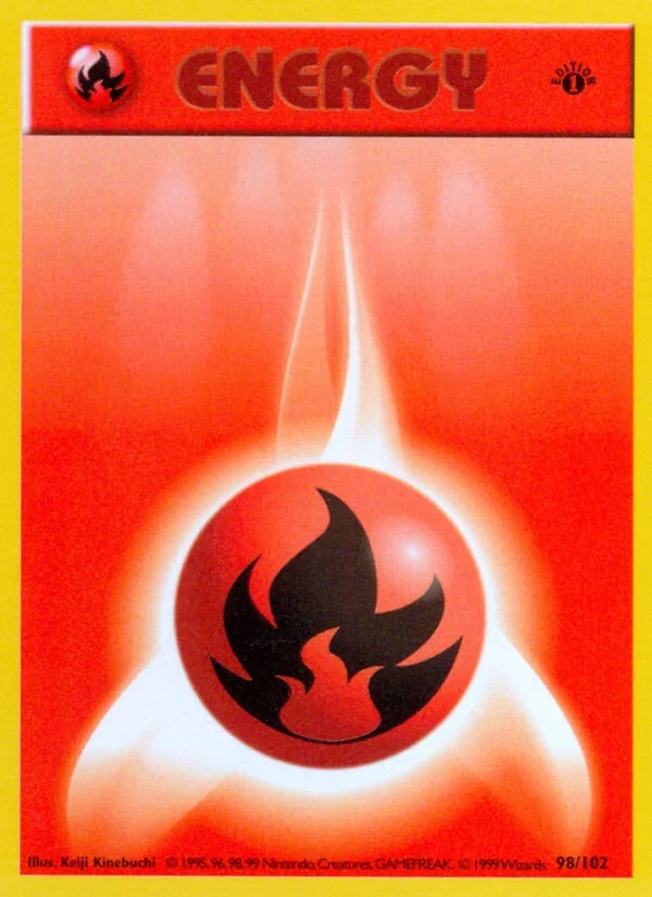 Fire Energy Pokemon card