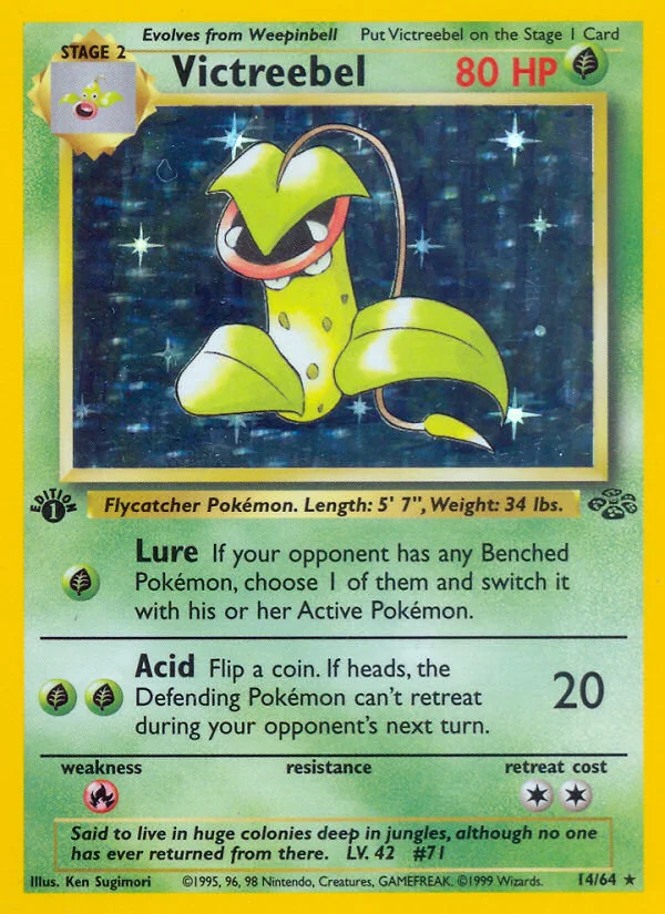 Victreebel Pokemon card