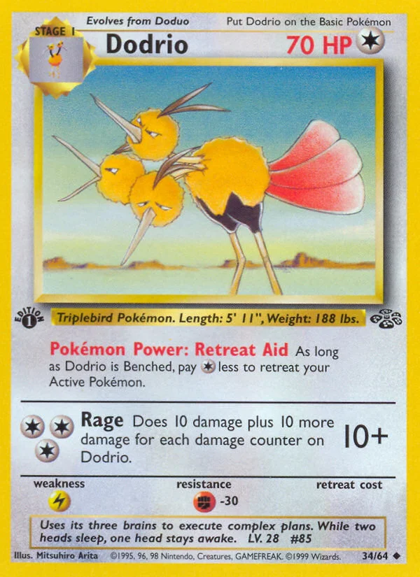 Dodrio Pokemon card