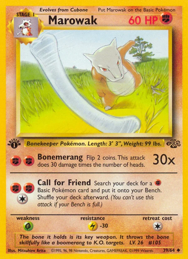 Marowak Pokemon card