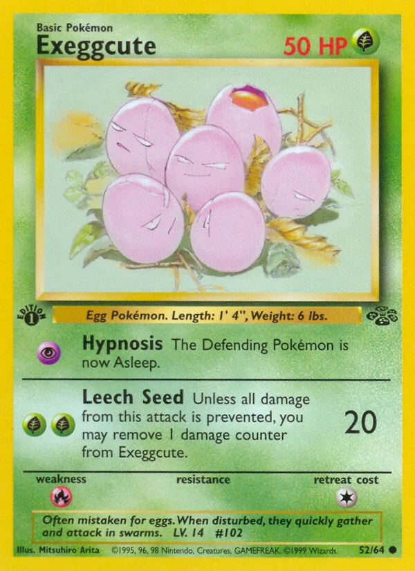 Exeggcute Pokemon card