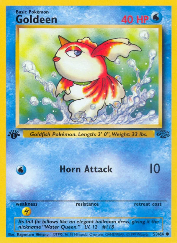Goldeen Pokemon card