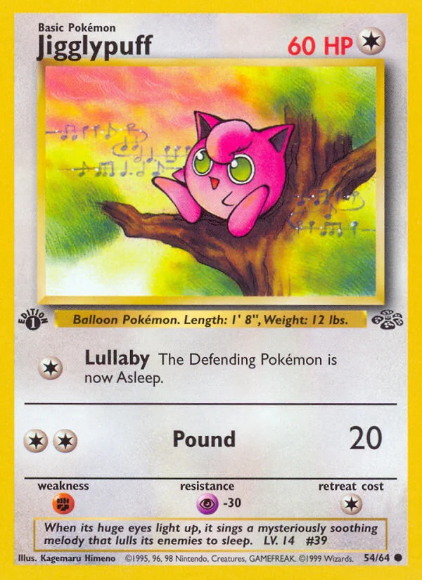Jigglypuff Pokemon card