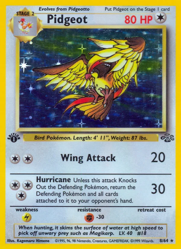 Pidgeot Pokemon card