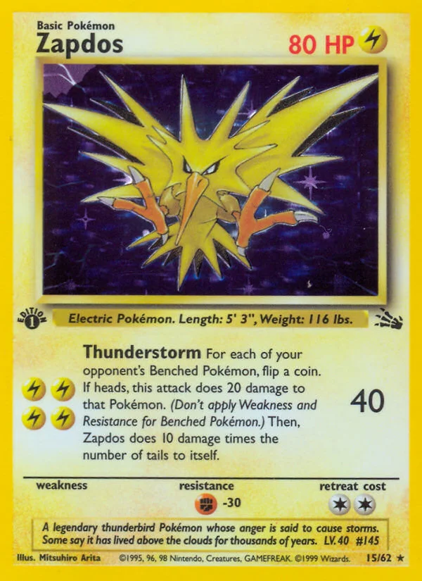 Zapdos Pokemon card