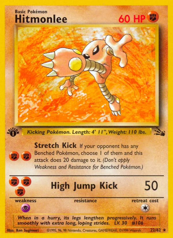 Hitmonlee Pokemon card