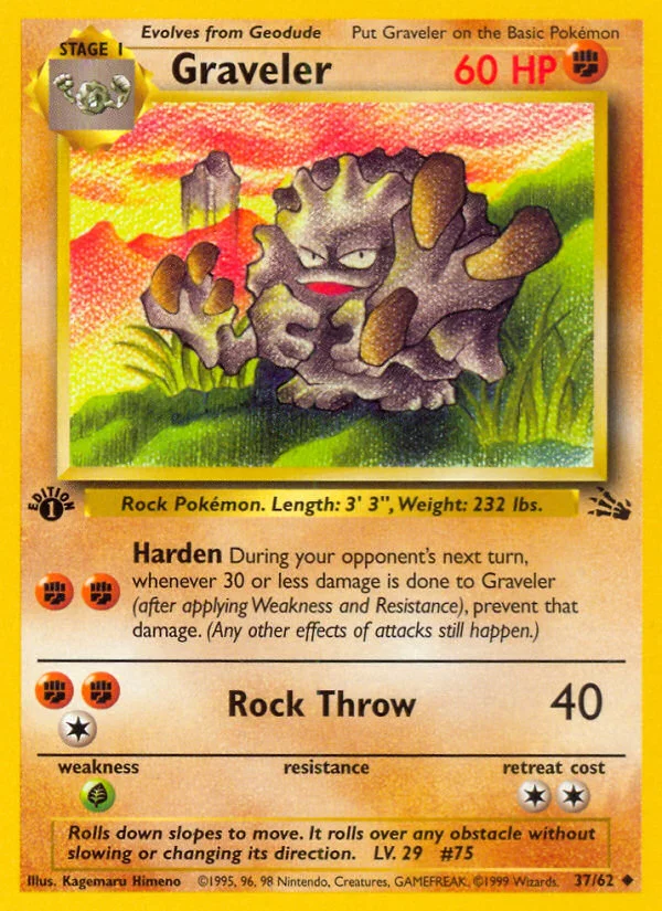 Graveler Pokemon card