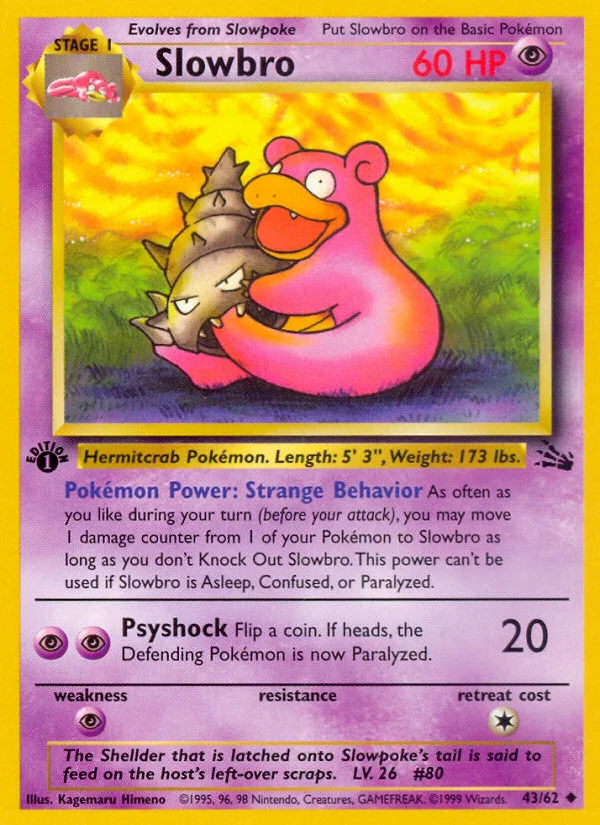 Slowbro Pokemon card