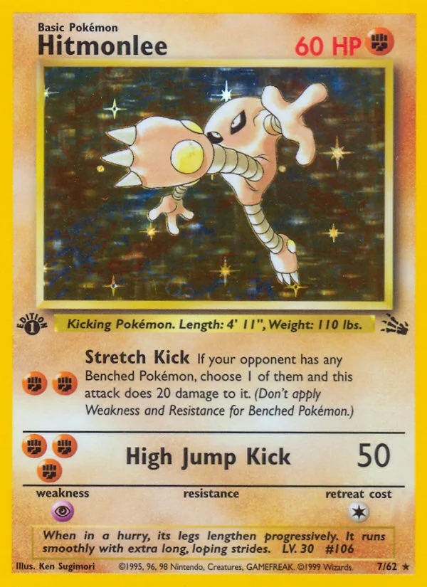Hitmonlee Pokemon card