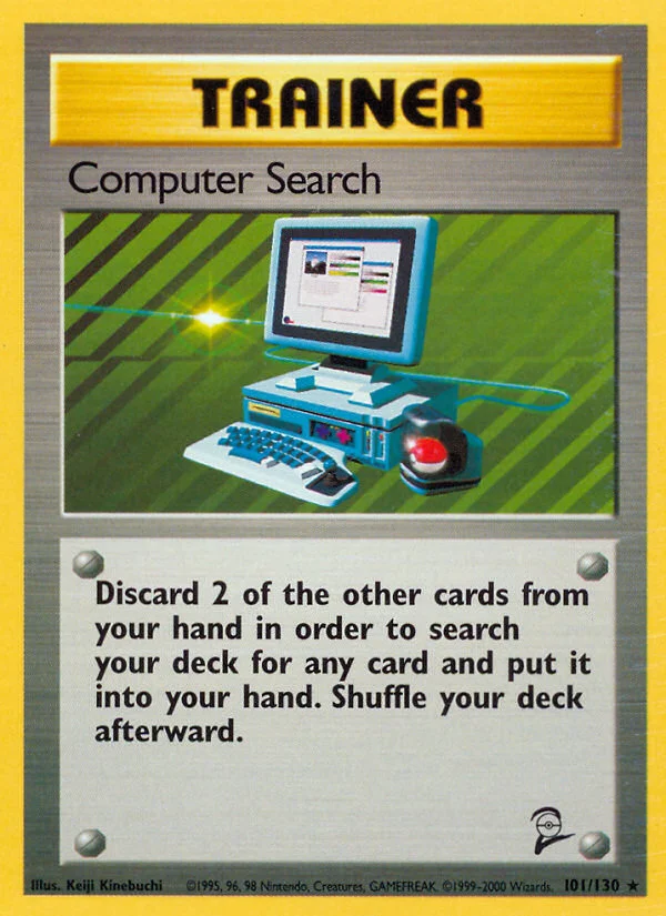 Computer Search Pokemon card