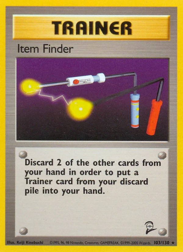 Item Finder Pokemon card