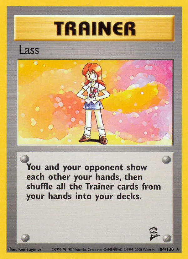 Lass Pokemon card