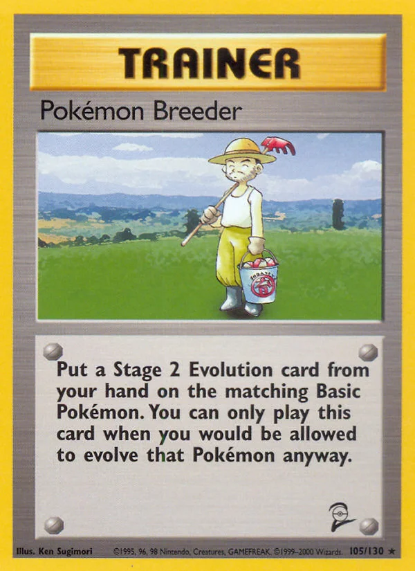 Pokémon Breeder Pokemon card