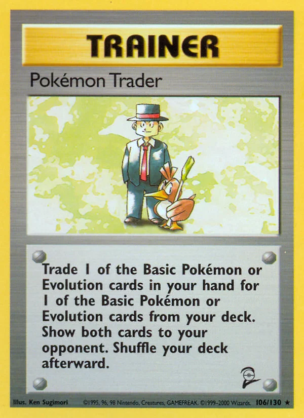 Pokémon Trader Pokemon card