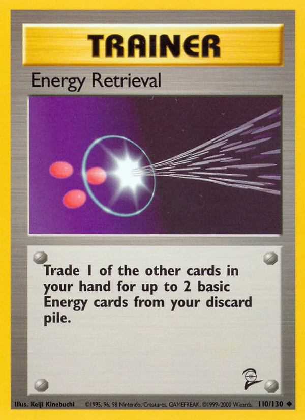 Energy Retrieval Pokemon card