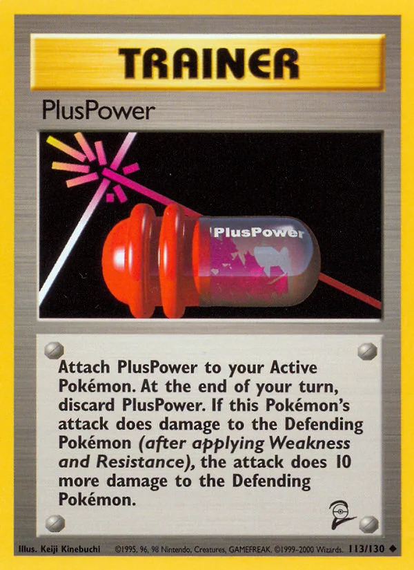 PlusPower Pokemon card