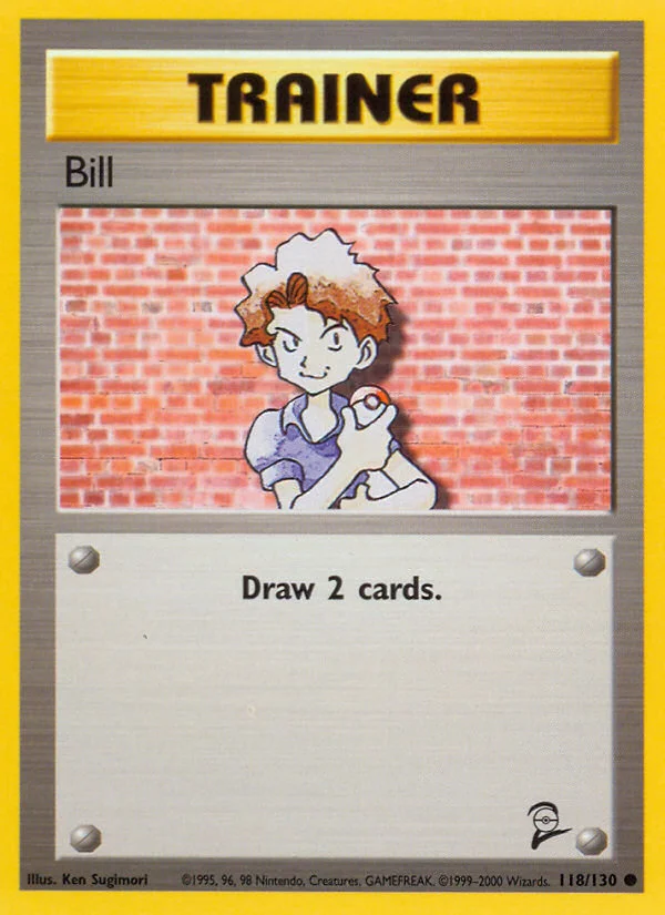 Bill Pokemon card
