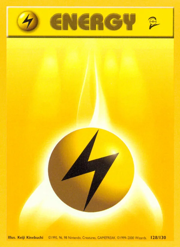 Lightning Energy Pokemon card