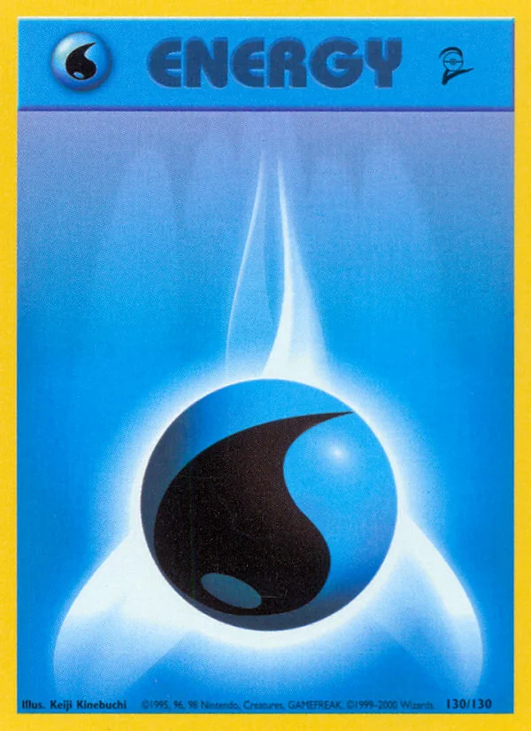 Water Energy Pokemon card