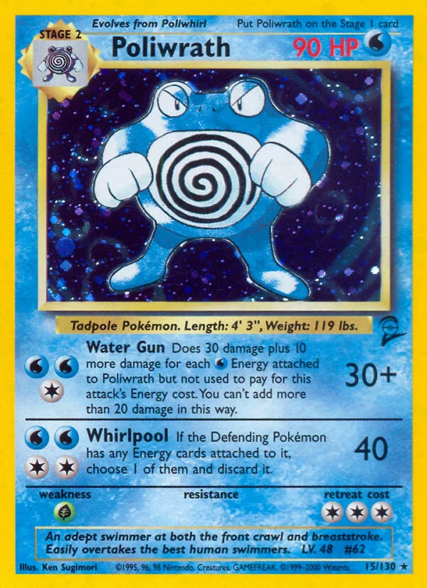 Poliwrath Pokemon card