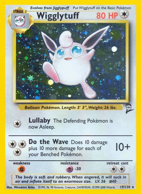 Wigglytuff Pokemon card