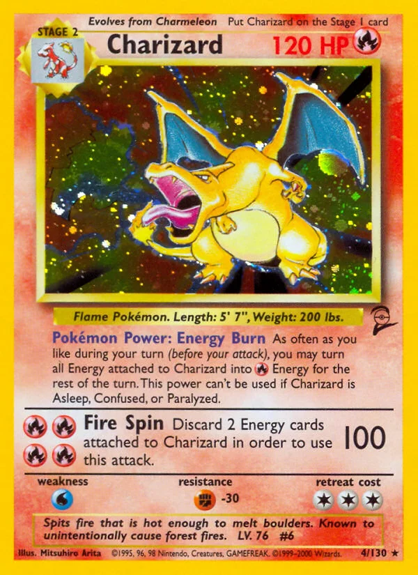 Charizard Pokemon card