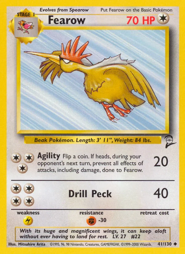 Fearow Pokemon card