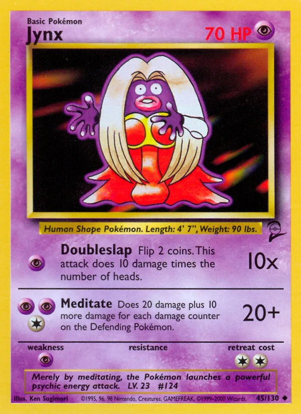 Jynx Pokemon card