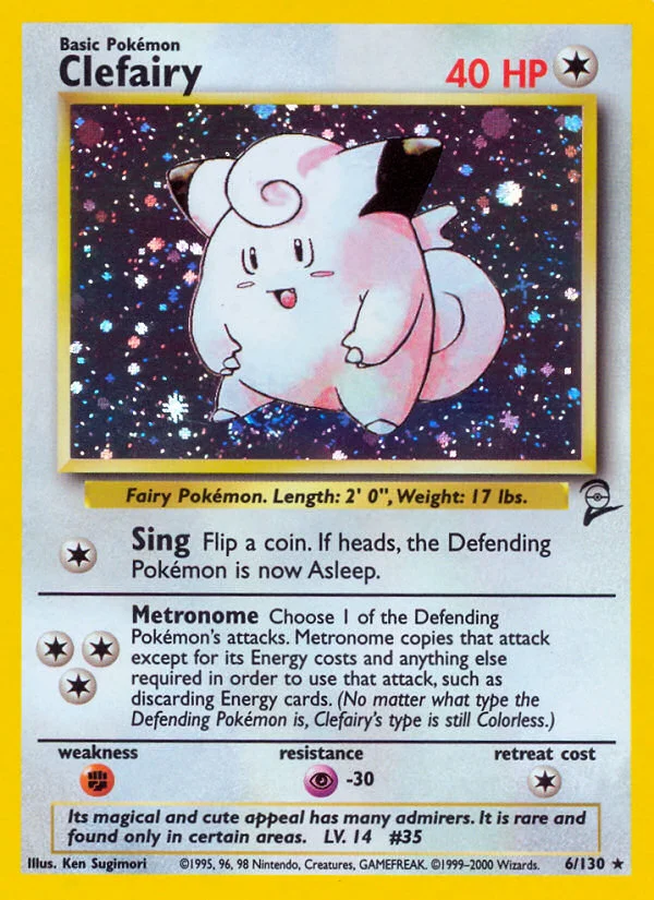 Clefairy Pokemon card