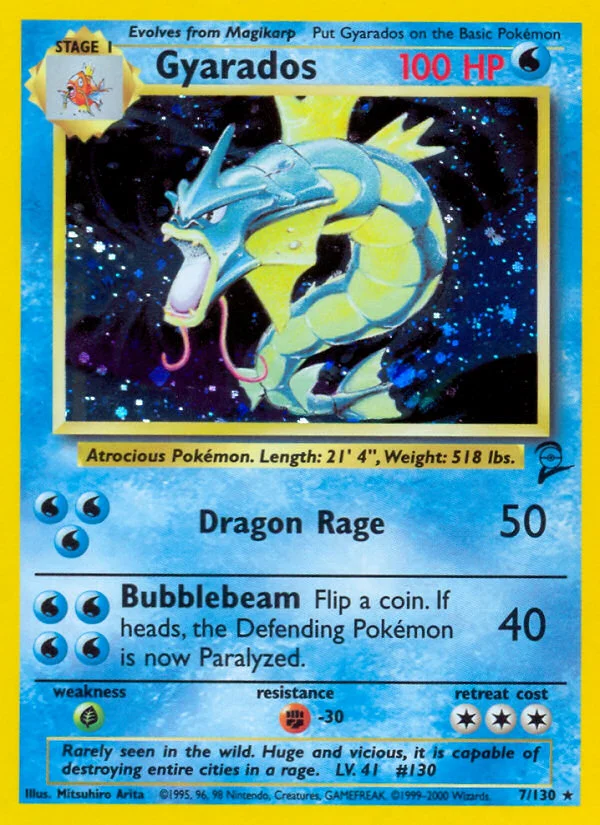 Gyarados Pokemon card