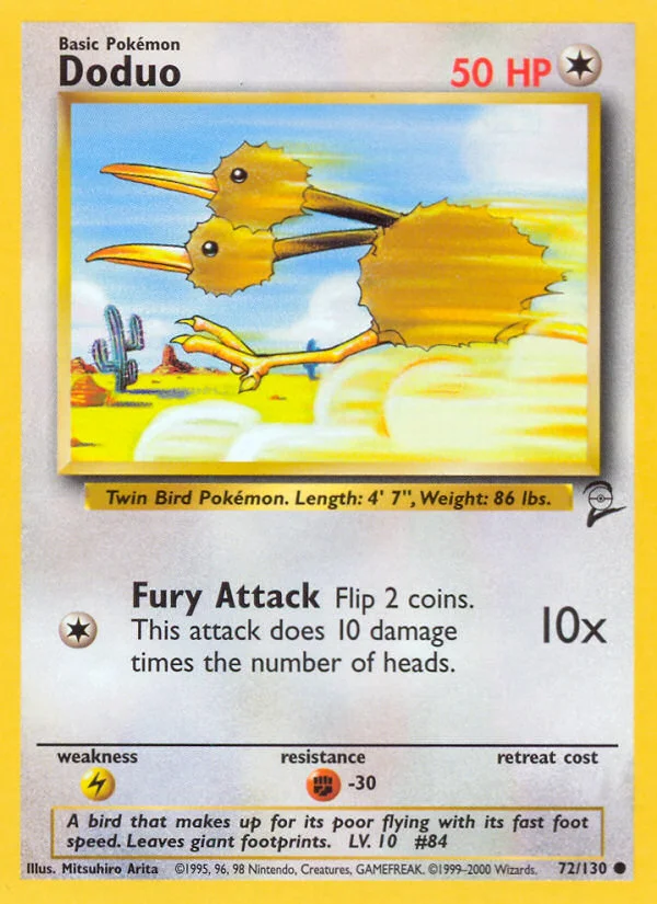 Doduo Pokemon card