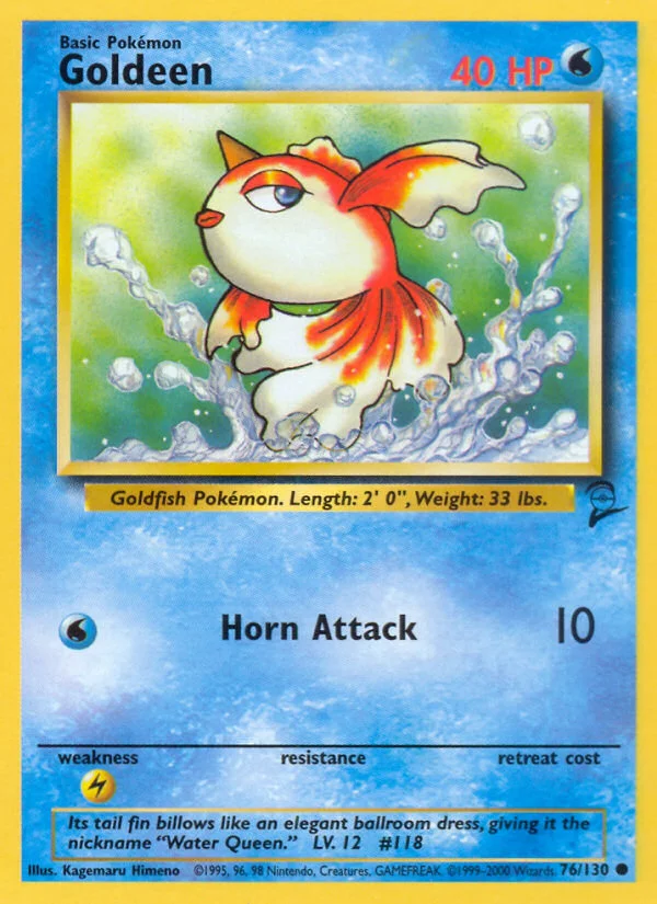 Goldeen Pokemon card