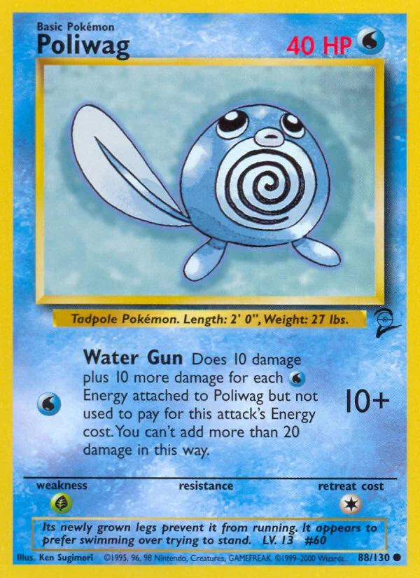 Poliwag Pokemon card