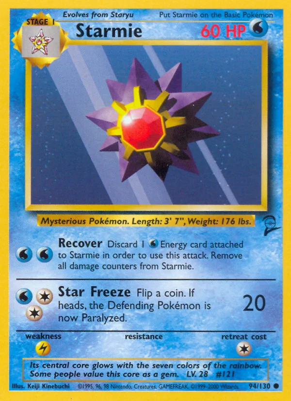 Starmie Pokemon card