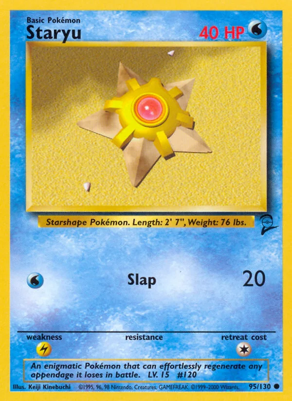 Staryu Pokemon card