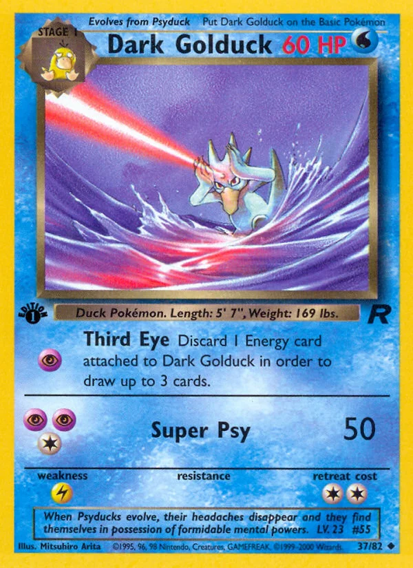 Dark Golduck Pokemon card