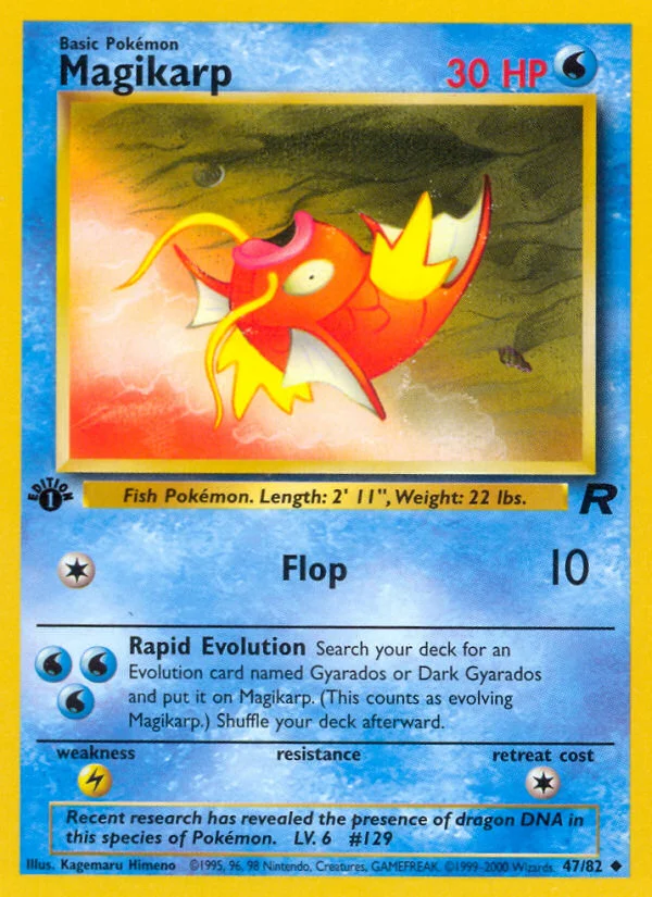 Magikarp Pokemon card